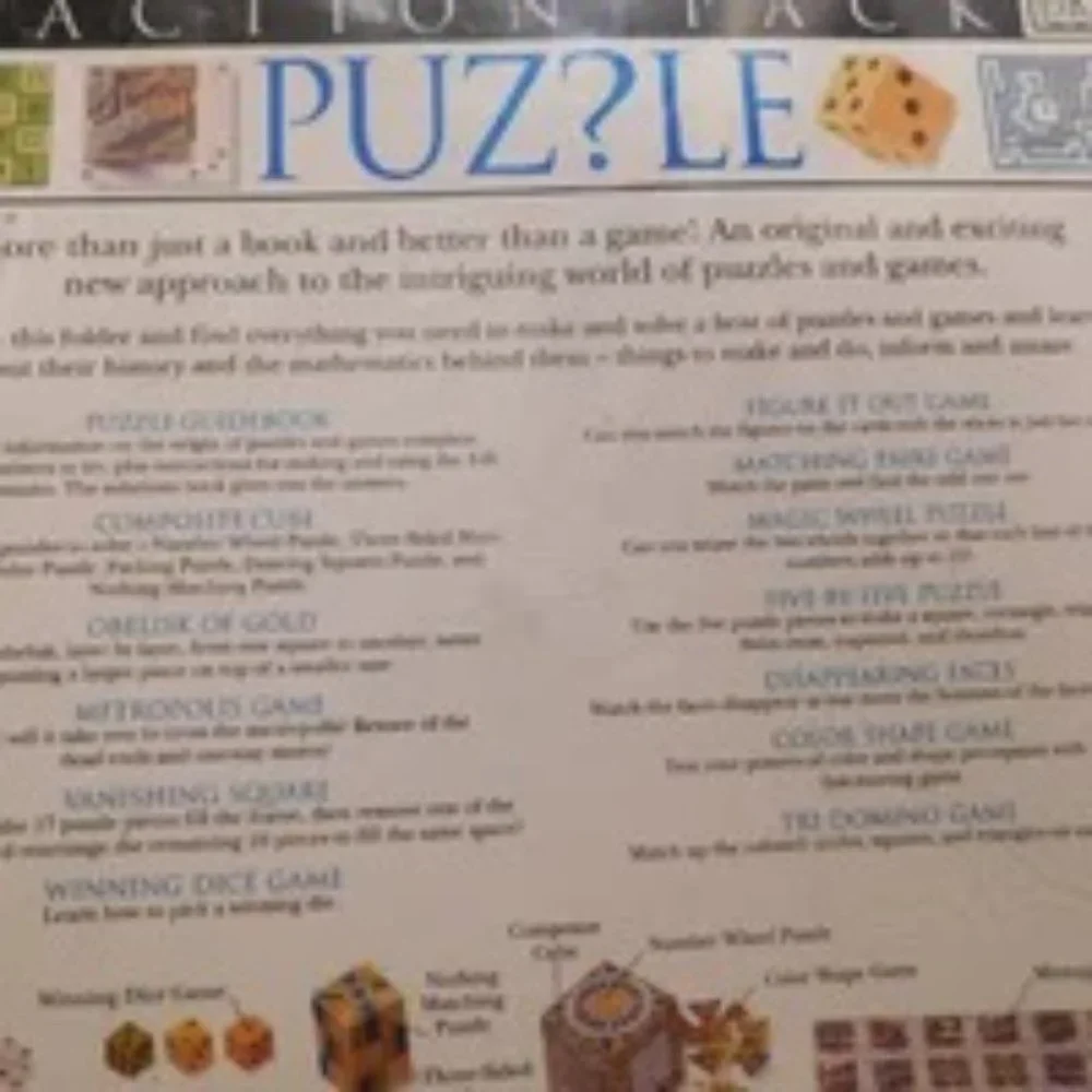DK Publishing Action Packed Puzzle Book